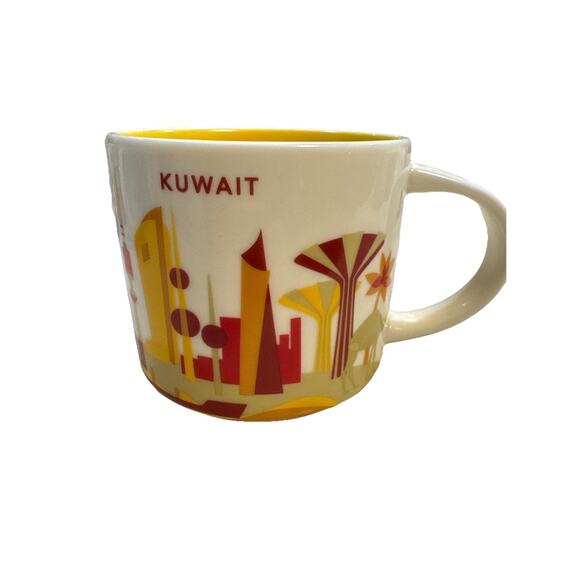 Starbucks Kuwait 2017 You Are Here Collection 14 Oz Coffee Mug - Picture 1 of 4